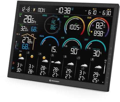 Метеостанція Bresser 4CAST 18,5" WiFi Weather Station 8-in-1 (15197)