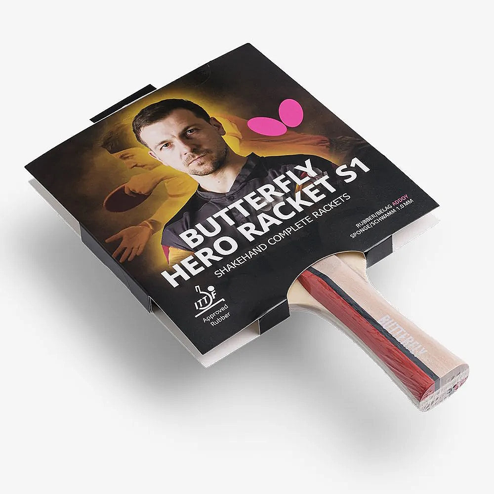 Ракетка для настільного тенісу Butterfly HERO Racket S1 Timo Boll (6251710002)