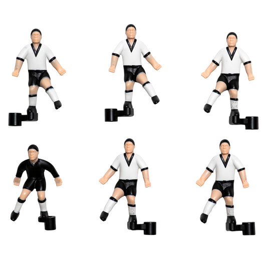 Комплект запасних гравців для настільного футболу Stiga Team White/Black (7113-2043-21)
