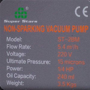 Вакуумний насос безщітковий Super Stars ST-2BM (2 ступ. 71 л/хв)