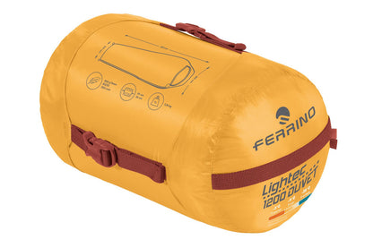 Спальний мішок Ferrino Lightec 1200 Duvet RDS Down -9°C Artisan Gold (86703QGG)