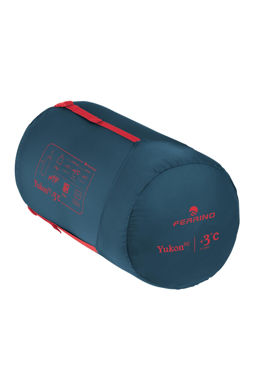 Спальний мішок Ferrino Yukon Square +3°C Rosso-Blue (86383RRB)