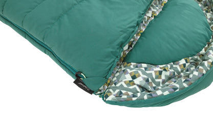 Sleeping bag Outwell Camper Supreme/-9°C Petrol Blue Left (230352)
