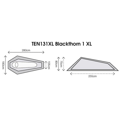 Single lash Highlander Blackthorn 1 XL HMTC (TEN131XL-HC)