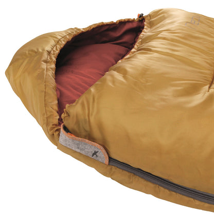 Sleeping bag Easy Camp Nebula L/+1°C Yellow Left (240156)
