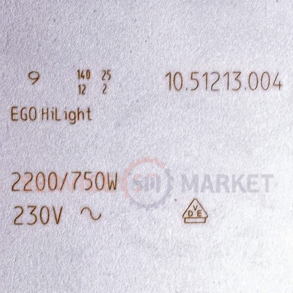 Конфорка для стеклокерамической поверхности Hansa 8001840 диаметр 210/120мм 2200/750Вт