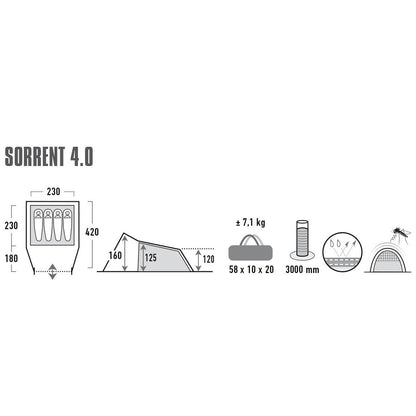 Mantle High Peak Sorrent 4.0 Nimbus Gray (10256)