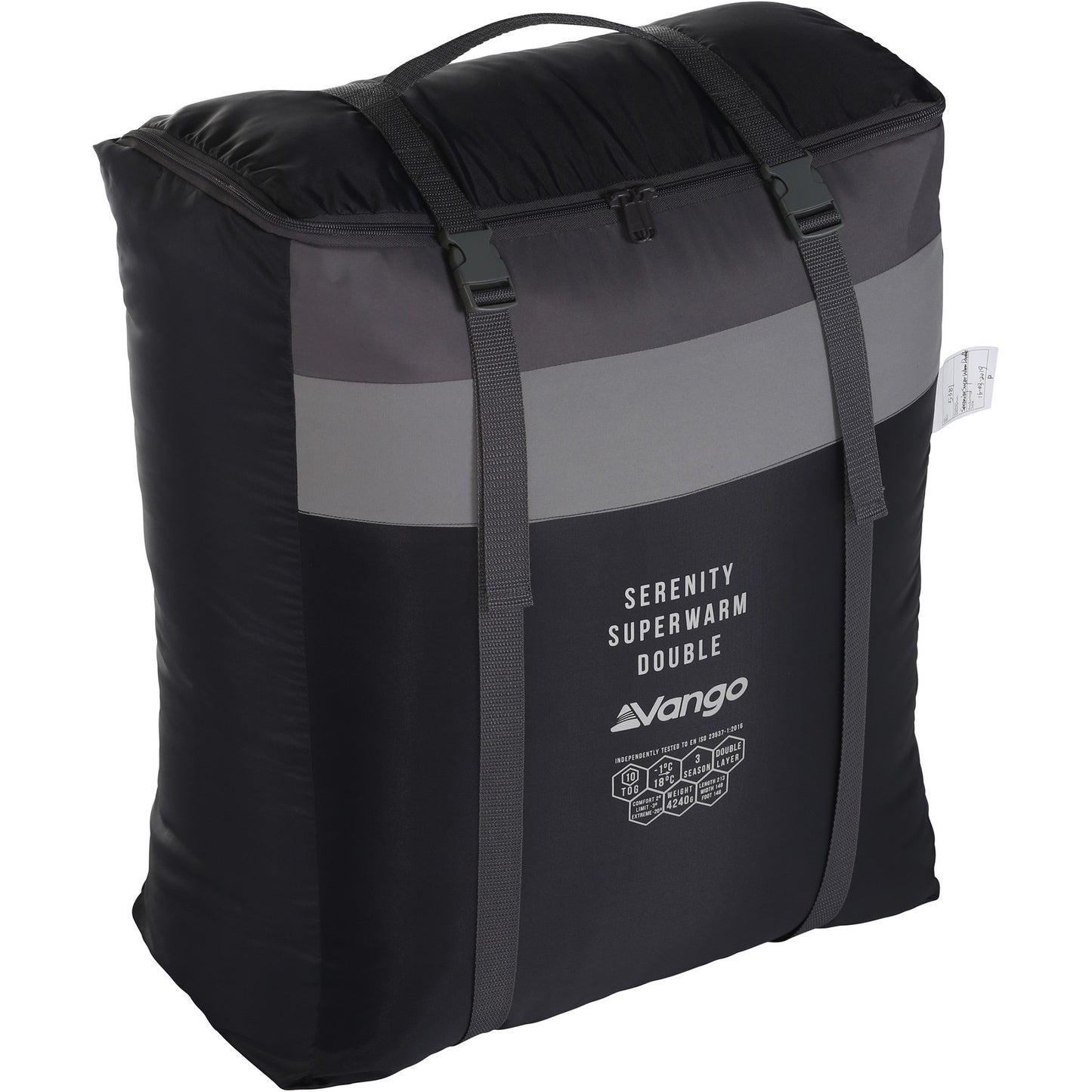 Sleeping bag Vango Serenity Superwarm Double/-3°C Shadow Gray Twin (SBQSERENIS32S7I)