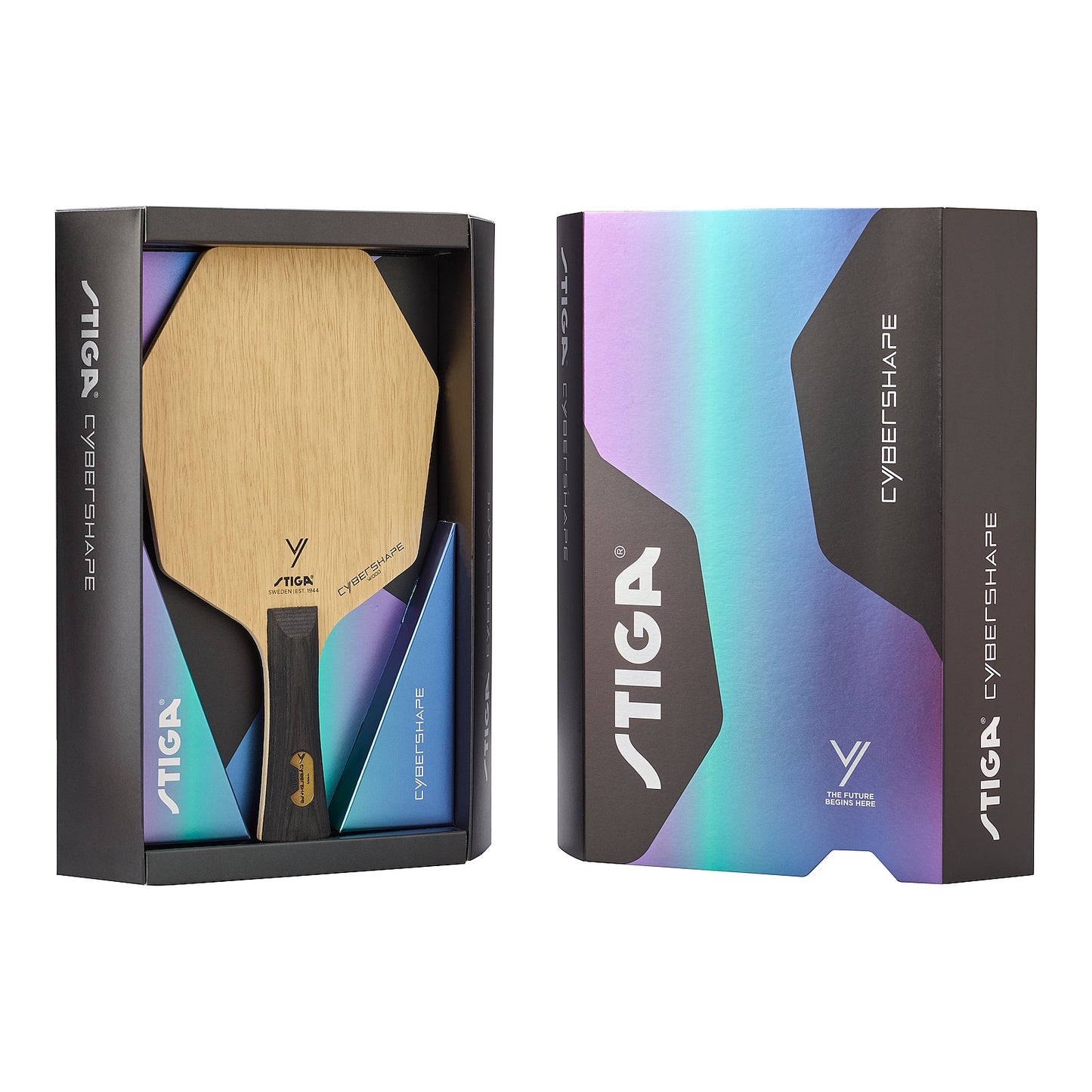 Stiga Cybershape Wood Master racket base (1600-0801-35)