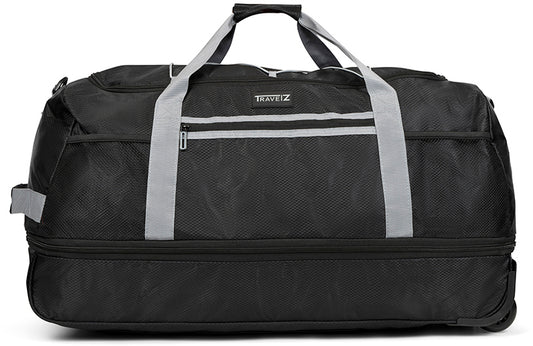 Сумка дорожня на колесах TravelZ Wheelbag Doubleloader foldable black 80(95)L (603096)