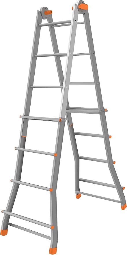 Telescopic ladder Colombo Pratic 4+4 Steel (PRATIC4+4ACC)(Special offer)