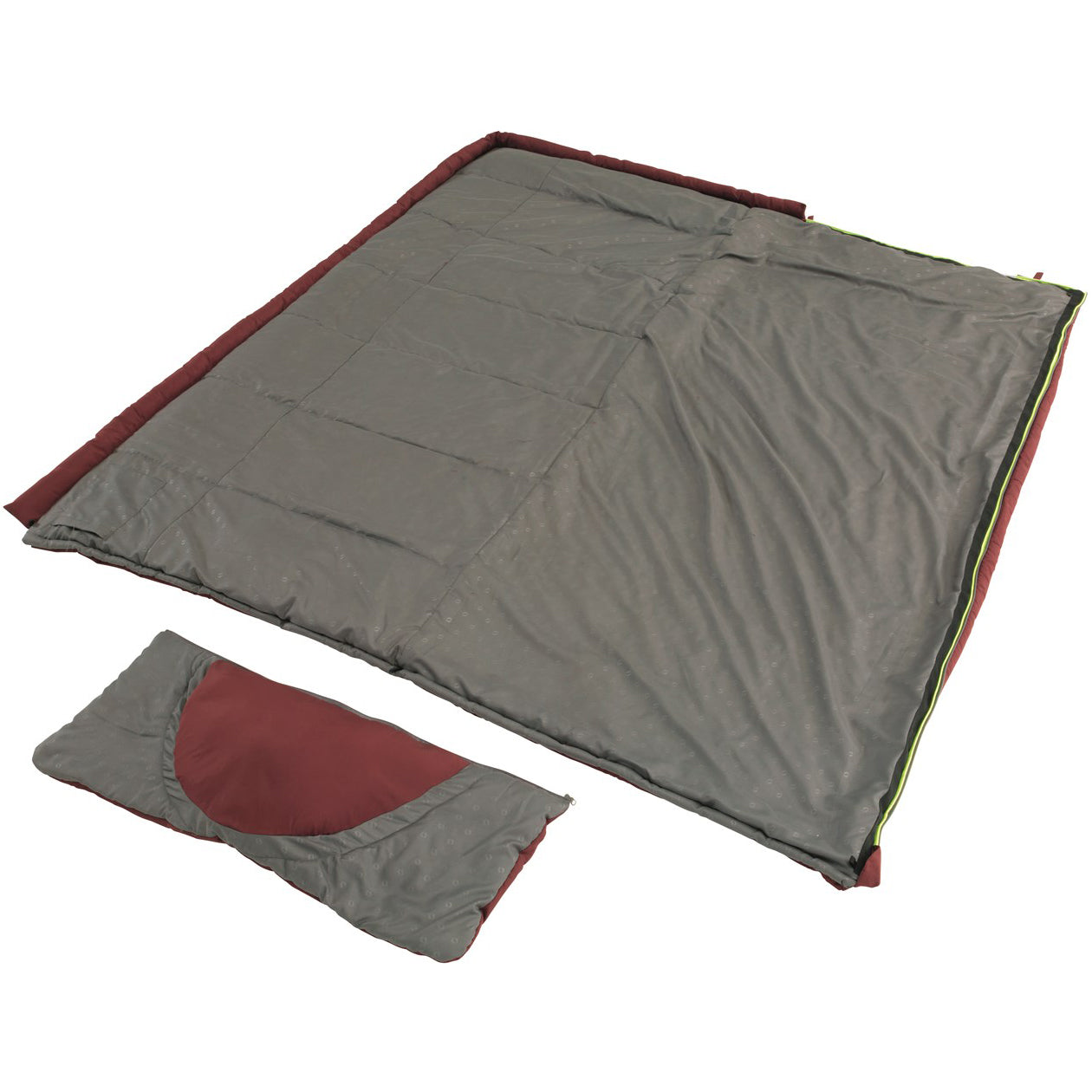 Sleeping bag Outwell Contour Lux Reversible/-3°C Red Right (230383)