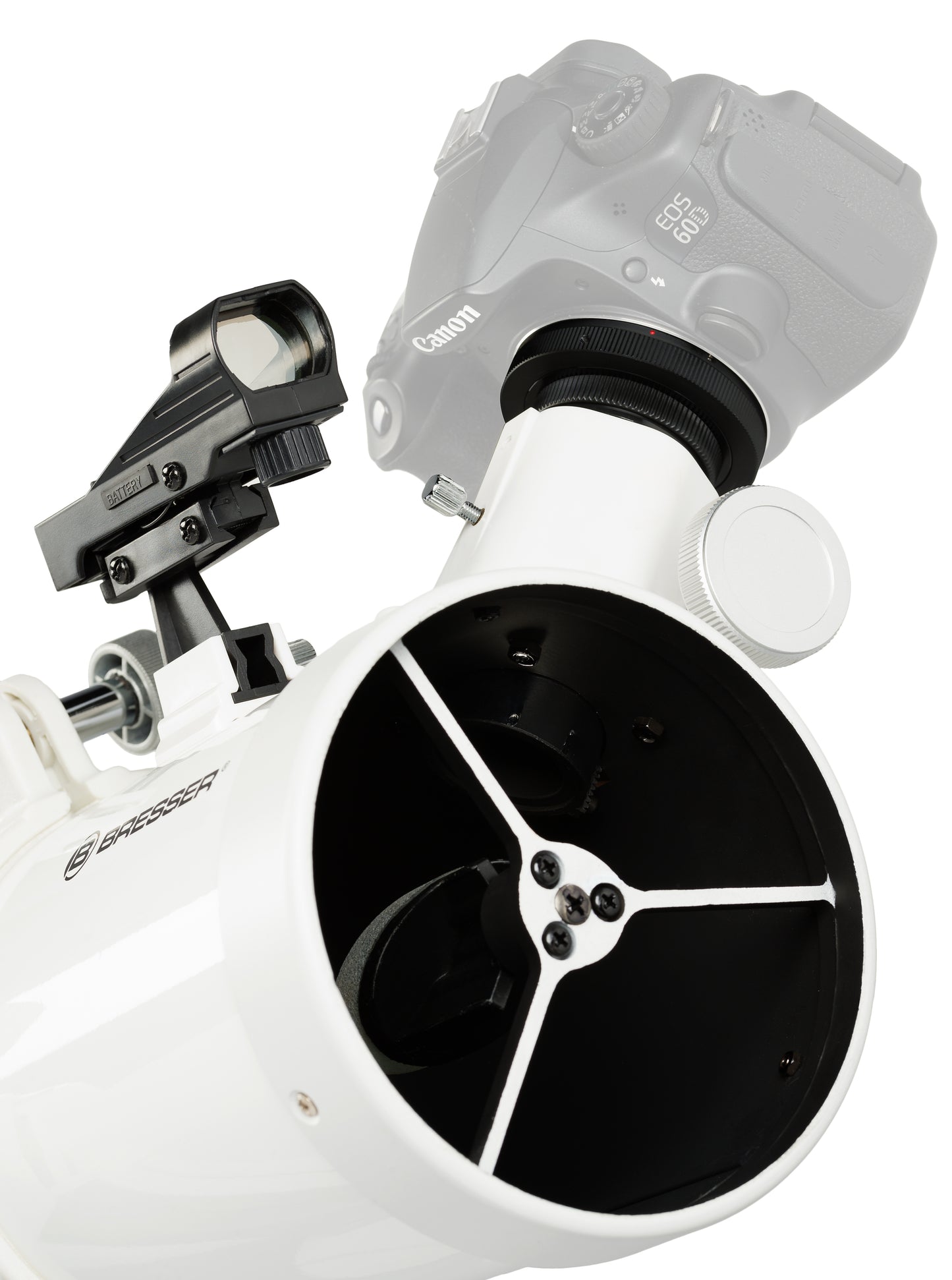 Bresser Nano NT-114/500 AZ telescope with Sony filter and adapter for smartphone (4514500)