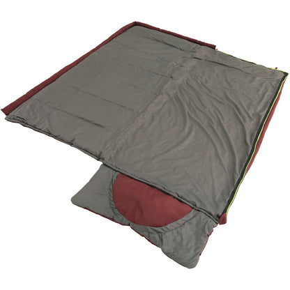 Sleeping bag Outwell Contour Lux Reversible/-3°C Red Right (230383)