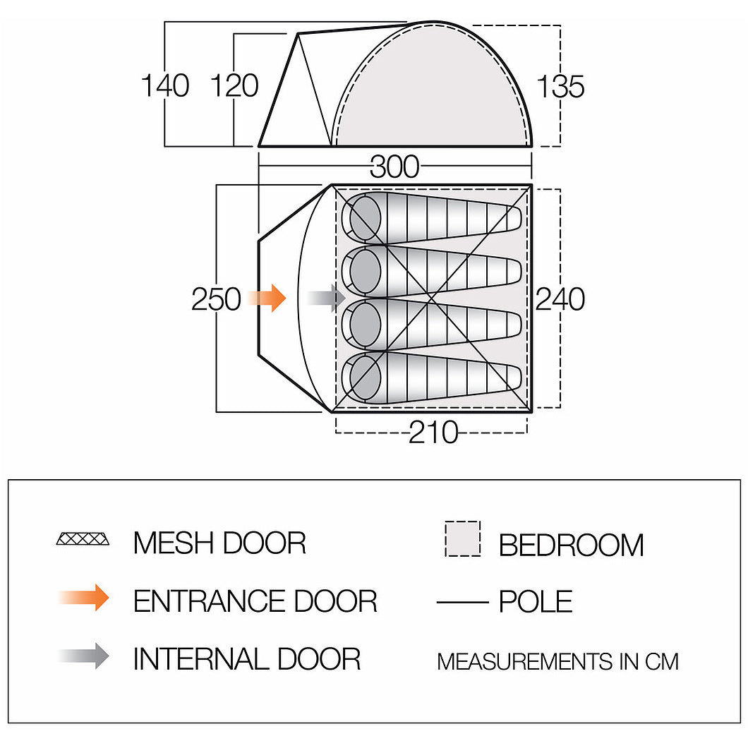 Vango Tay 400 Treetops (TERTAY T15173)