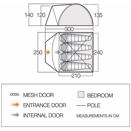 Vango Tay 400 Treetops (TERTAY T15173)