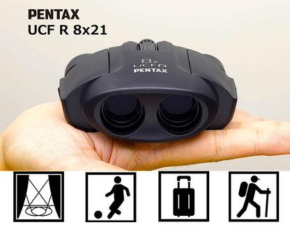 Binoculars Pentax 8x21 UCF-R Black (62209)