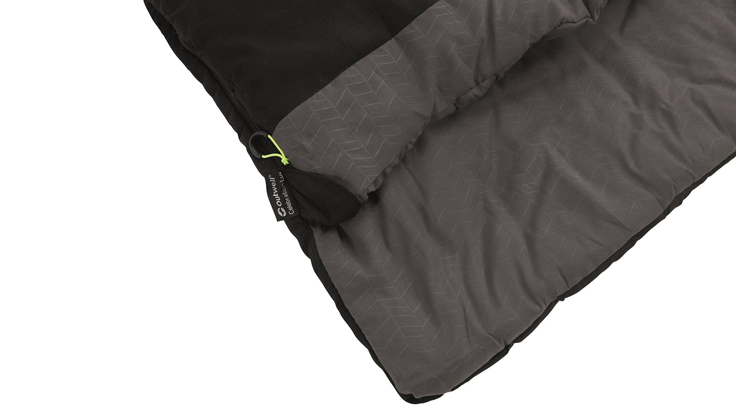 Sleeping bag Outwell Celebration Lux/+4°C Black Left (230360)