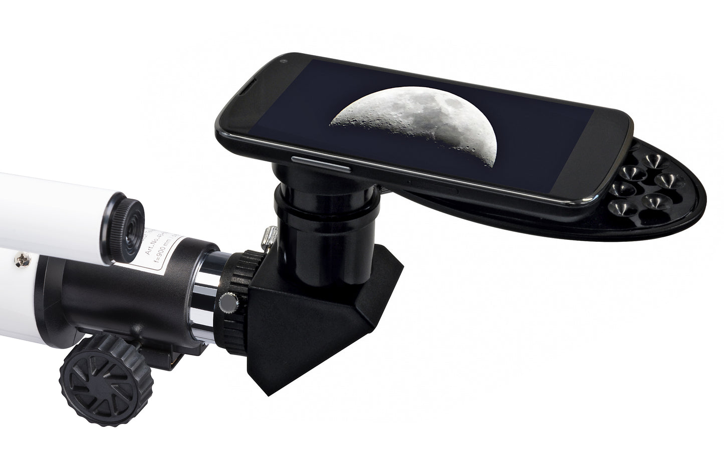 Bresser Classic 60/900 AZ Refractor Telescope with Smartphone Adapter (4660900)