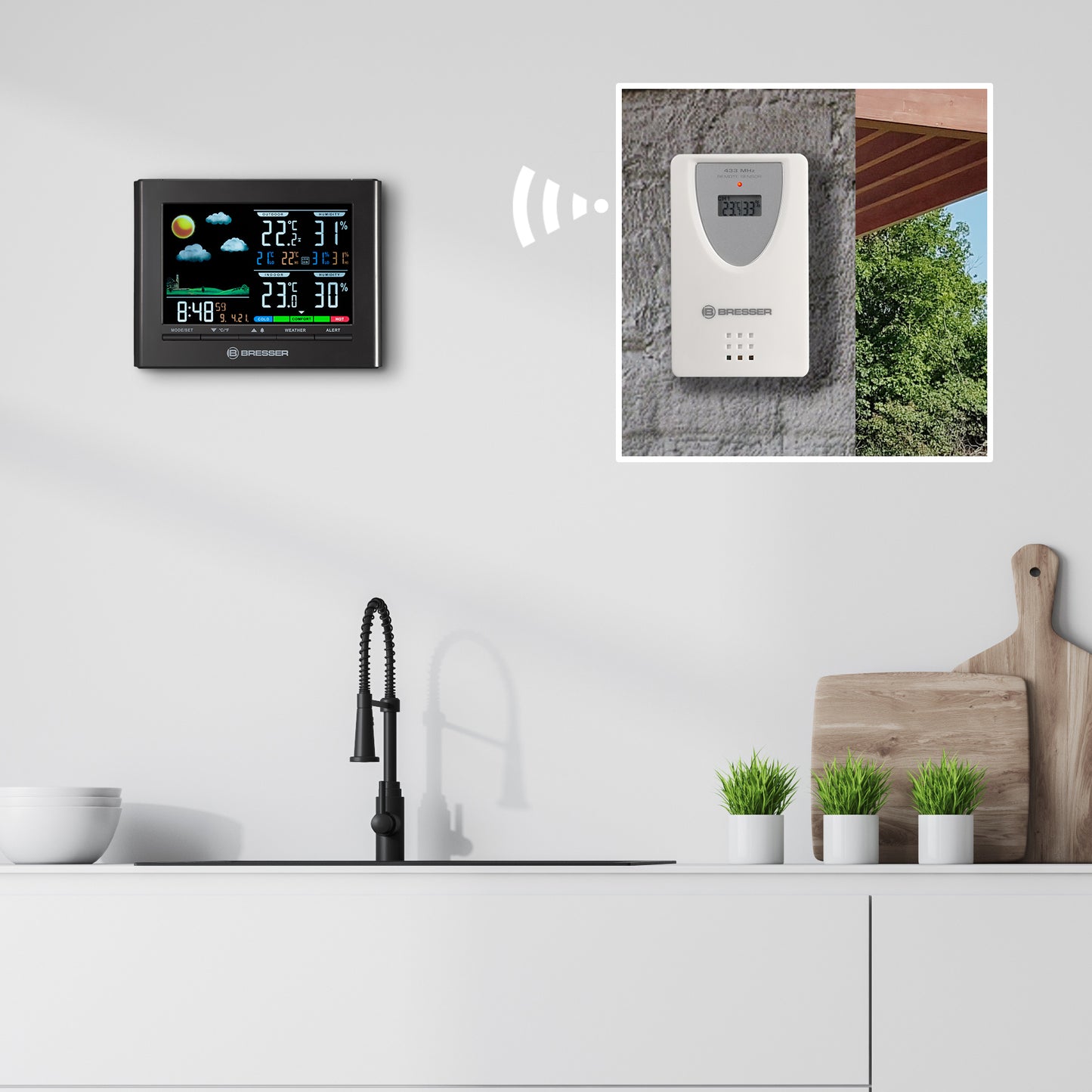 Weather station Bresser Neomeo Color (Black) (7007330)