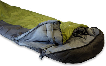 Sleeping bag High Peak TR 300/0°C Dark Grey/Green Left (23019)