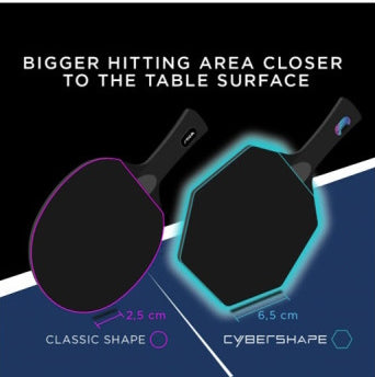 Table tennis racket Stiga Pro Carbon Plus Cybershape 5 Star FL (1215-0401-35)