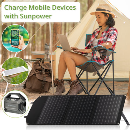 Portable charging device Sonya panel Bresser Mobile Solar Charger 60 Watt USB DC (3810050)