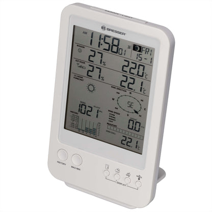 Weather station Bresser Weather Center 5-in-1 White (7002511)