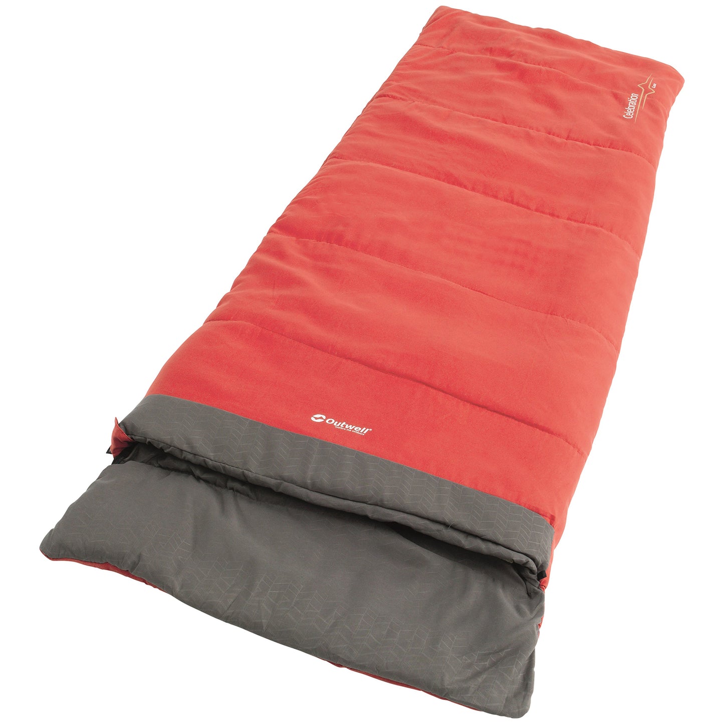 Sleeping bag Outwell Celebration Lux/+4°C Red Left (230361)