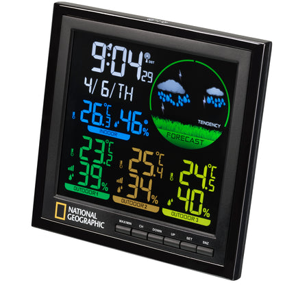Weather station National Geographic VA Color LCD 3 Sensors (9070700)