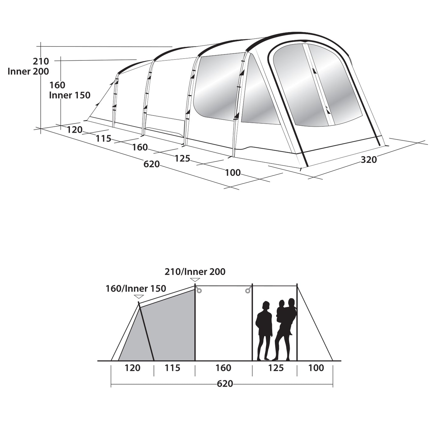 Outwell Tent Collingwood 5 (111064)