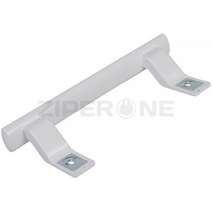 Upper/lower door handle for refrigerator L=215mm L(mount)=155mm Liebherr white