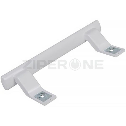 Upper/lower door handle for refrigerator L=215mm L(mount)=155mm Liebherr white