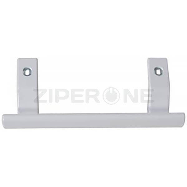 Upper/lower door handle for refrigerator L=215mm L(mount)=155mm Liebherr white
