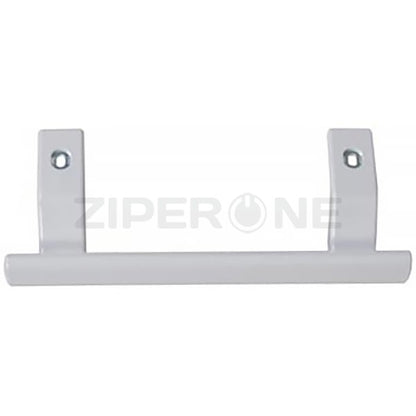 Upper/lower door handle for refrigerator L=215mm L(mount)=155mm Liebherr white