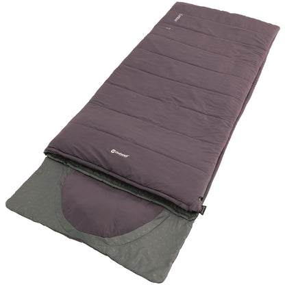 Sleeping bag Outwell Contour Reversible/+2°C Dark Purple Right (230372)