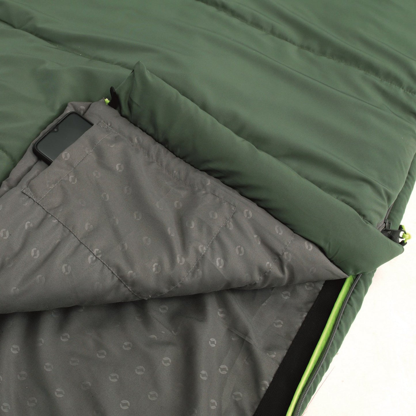 Sleeping bag Outwell Contour Lux XL Reversible/-1°C Green Left (230299)