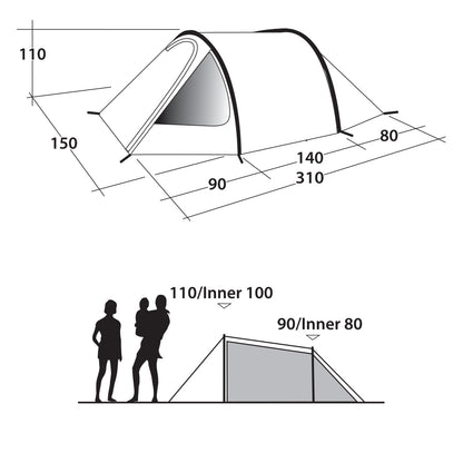 Outwell Earth 2 Blue (111049)
