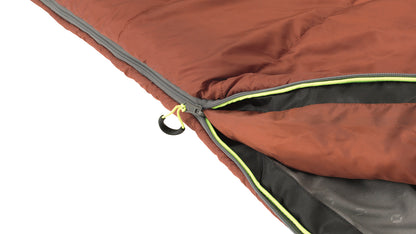 Sleeping bag Outwell Canella Lux/+4°C Warm Red Left (230358)