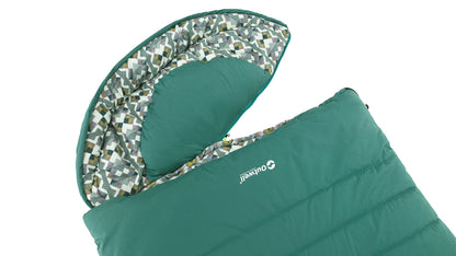 Sleeping bag Outwell Camper Supreme/-9°C Petrol Blue Left (230352)
