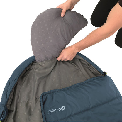 Sleeping bag Outwell Canella/+9°C Night Blue Left (230357)
