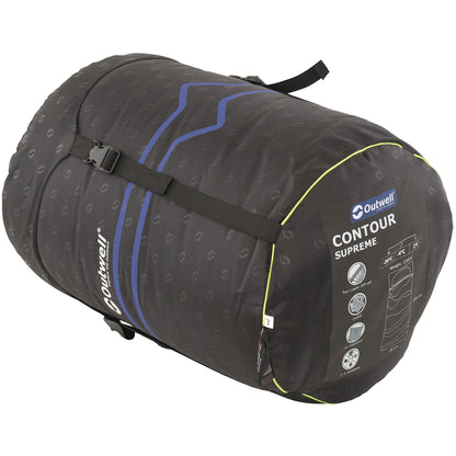 Sleeping bag Outwell Contour Supreme Reversible/-4°C Coffee Left (230369)