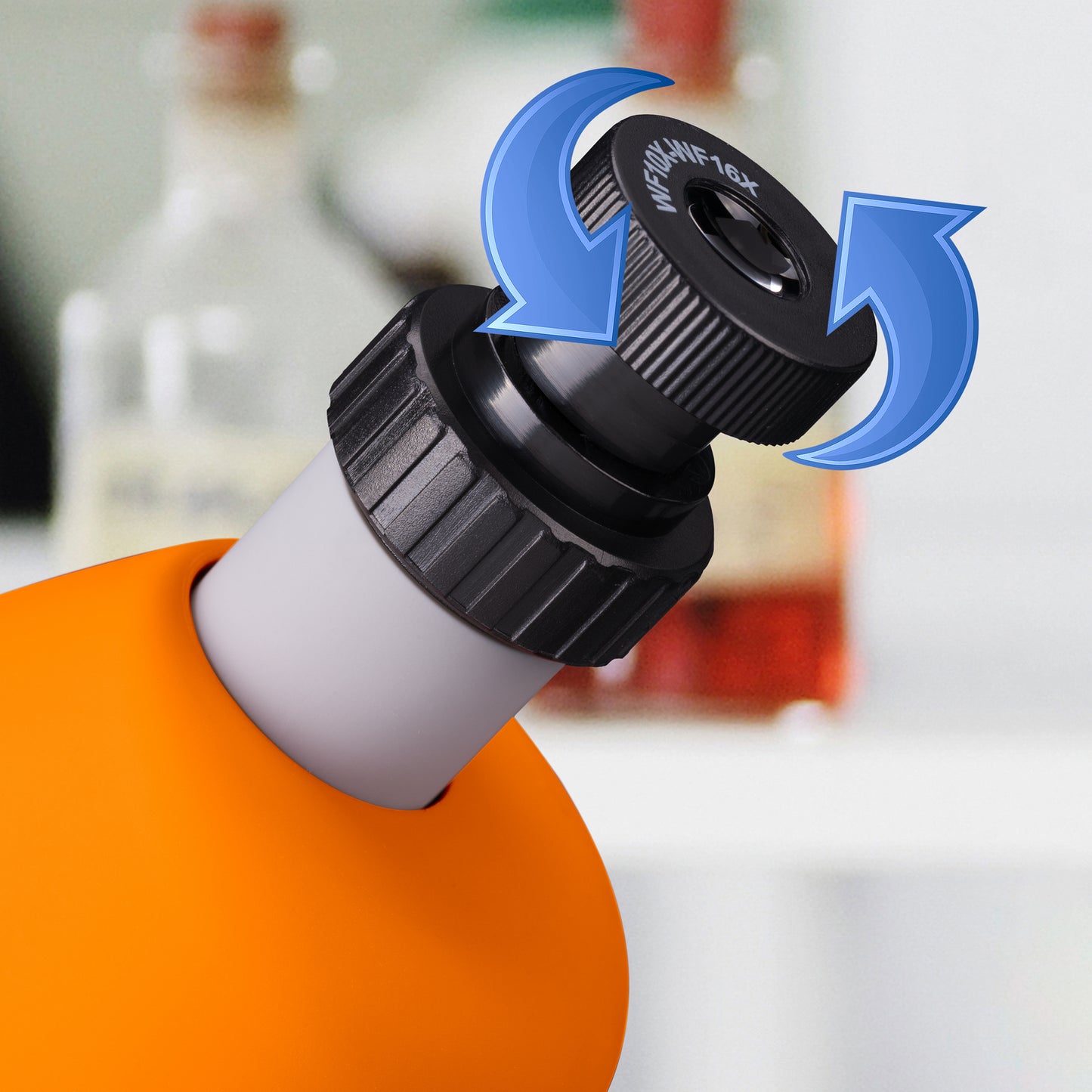 Microscope Bresser Junior 40x-640x Orange (8851301)