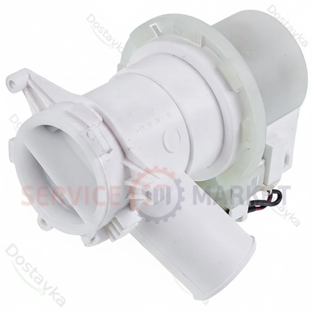 Помпа (насос) для стиральной машины Beko 2840940400 Arcelik (в сборе) 25 Ватт VDE-A335 (контакты спаренные спереди)