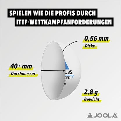 Table tennis balls Joola Advanced Training 40+ 24 pcs (44207)