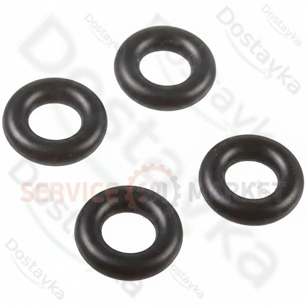 Набор прокладок O-Ring (21x10x5мм, 4 штуки) 00166878 для посудомоечной машины Bosch