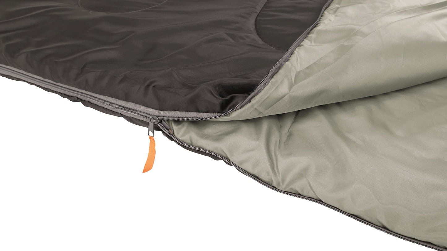 Sleeping bag Easy Camp Chakra/+10°C Black Left (240146)