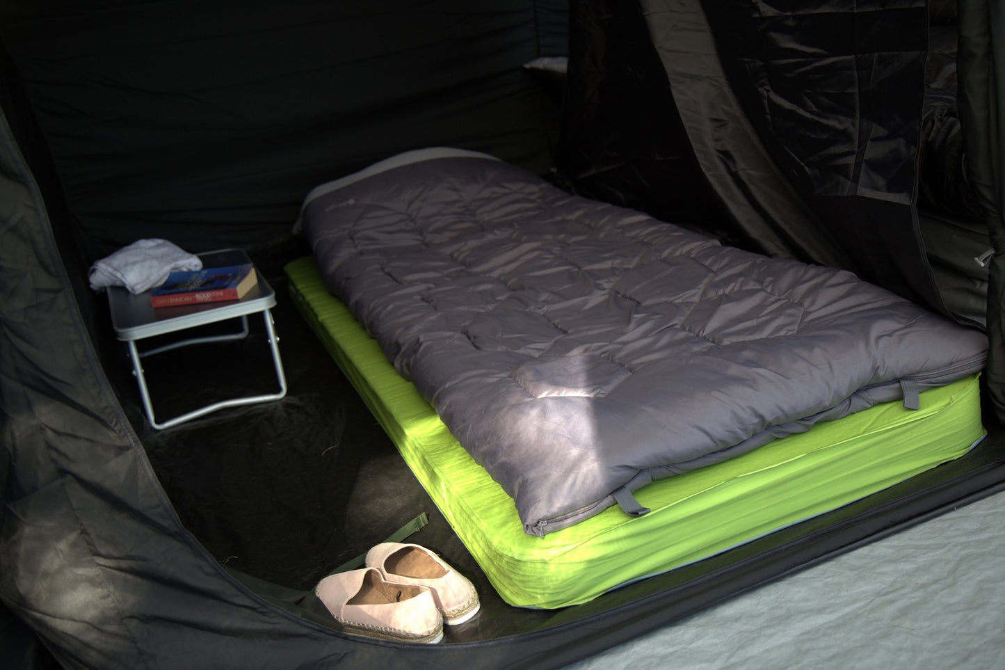 Sleeping bag Vango Serenity Superwarm Single/-3°C Shadow Gray Left (SBQSERENIS32S7H)