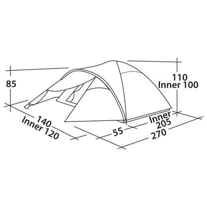 Double mantle Easy Camp Quasar 200 Rustic Green (120394)