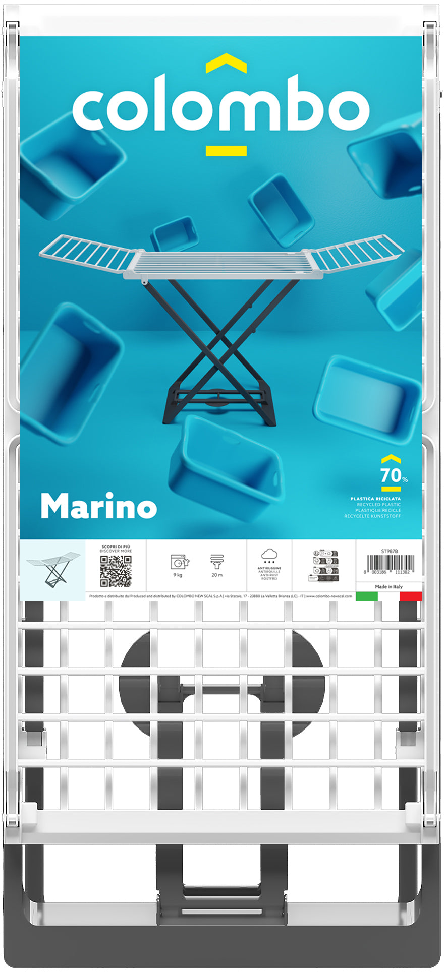 Hair dryer Colombo Marino Gray (ST987B)